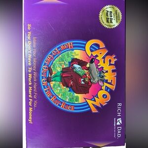 Rich Dad Cashflow 101 Board Game-10 Yrs & Up-USED